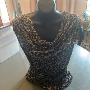 Express animal print tank size Medium